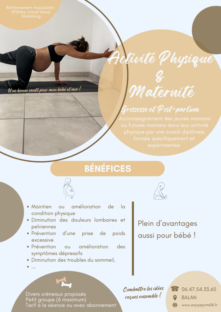 activité physique et maternité png