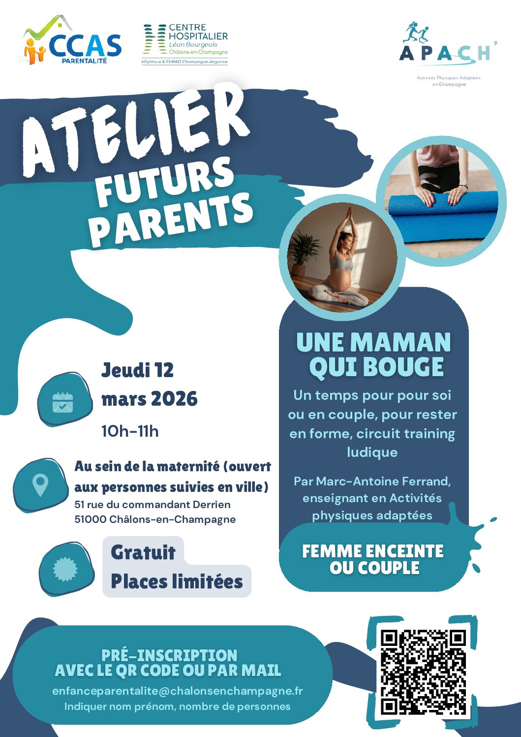 Atelier grossesse – une maman qui bouge- mars